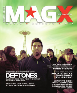 Deftones на обложке журнала «MAGX» (апрель 2010 года)