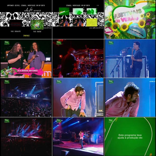 DVD Deftones live @ Optimus Alive (Лиссабон, Португалия, 9 июля 2010 года)