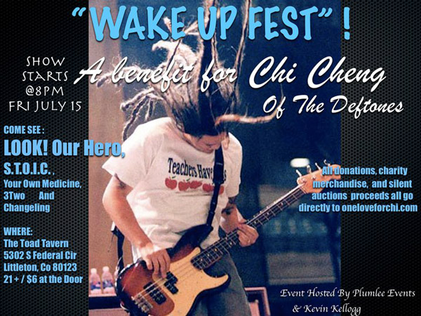 Wake Up Fest в день рождения Чи Ченга, 15 июля, Литлтон, Колорадо, США