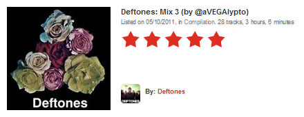 Deftones: Mix 3 (by @aVEGAlypto)