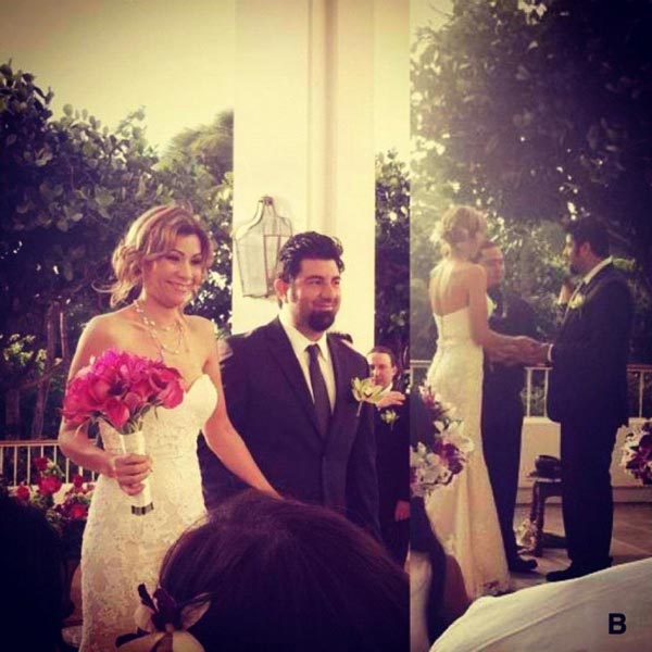Свадебная церемония - Риса Мора и Чино Морено