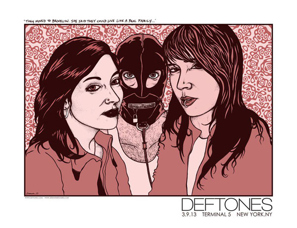Постеры Джермена Роджерса для группы Deftones