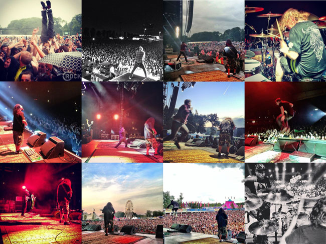 Deftones на фестивалях Европы. Лето 2013 года.