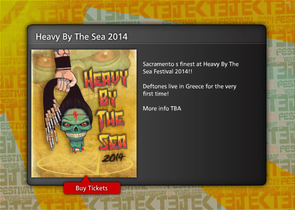 Deftones на фестивале Heavy By The Sea Festival в Греции
