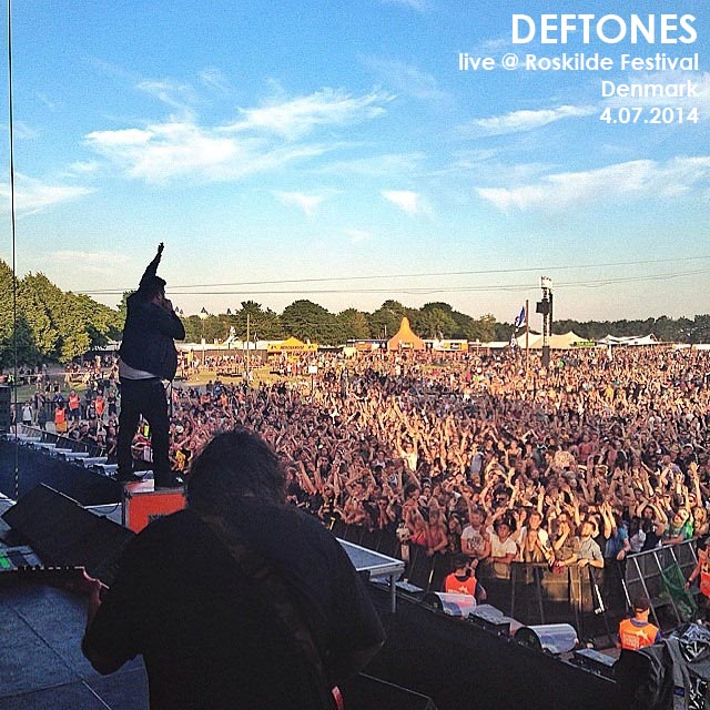 Deftones — Live at Roskilde Festival, Дания, 4 июля 2014 года