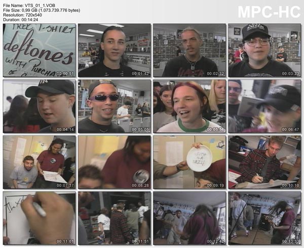 Deftones — Live at Record Xchange (Southgate, MI, US, 10.08.1996) [DVD]
