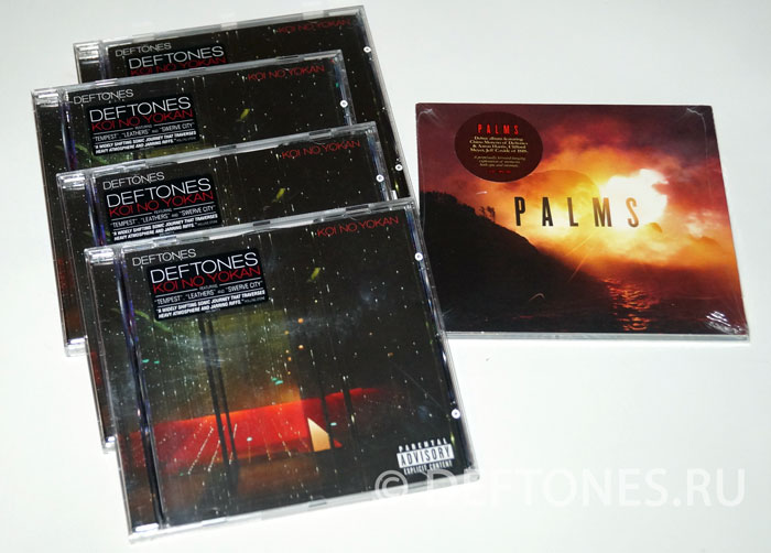 CD Deftones — «Koi No Yokan», Palms — «Palms»