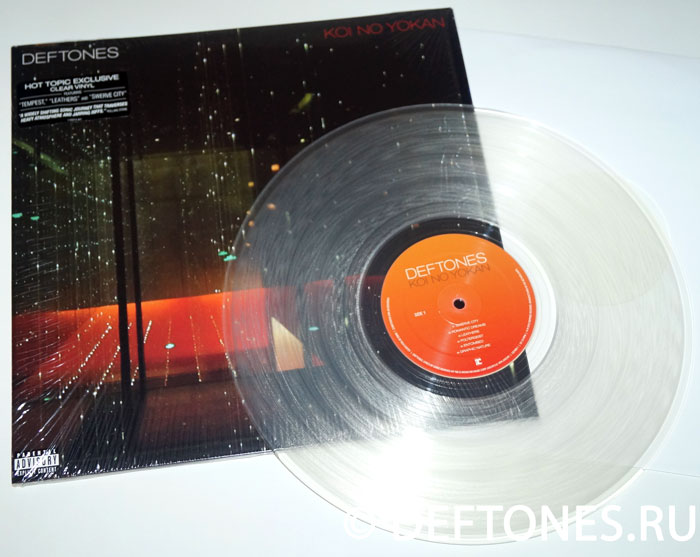 Винил Deftones — «Koi No Yokan». Hot Topic Exclusive Clear Vinyl