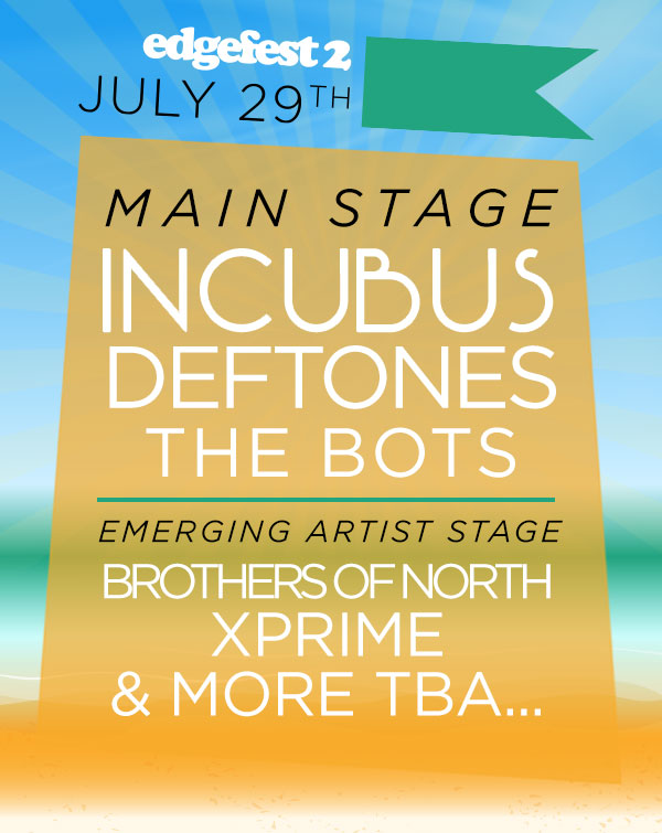 Deftones на фестивале Edgefest 29 июля 2015 года