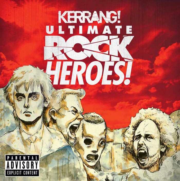 Обложка CD «Kerrang! Ultimate Rock Heroes!»