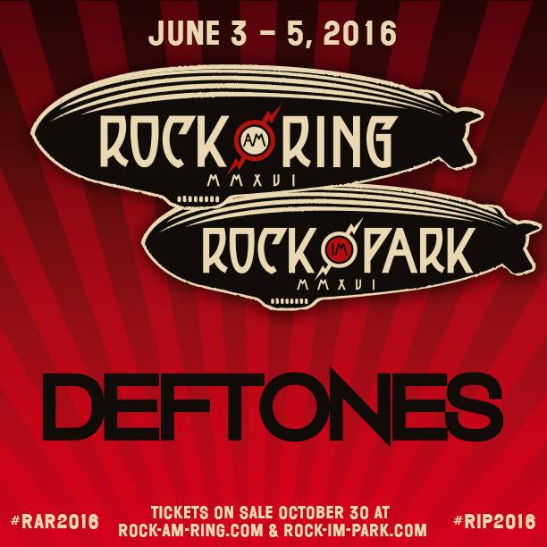 Deftones на фестивалях Rock am Ring и Rock im Park в Германии