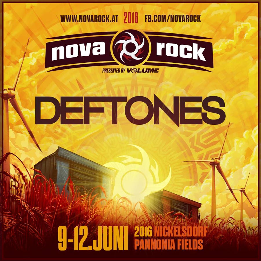Deftones на фестивале Nova Rock 2016 в Австрии
