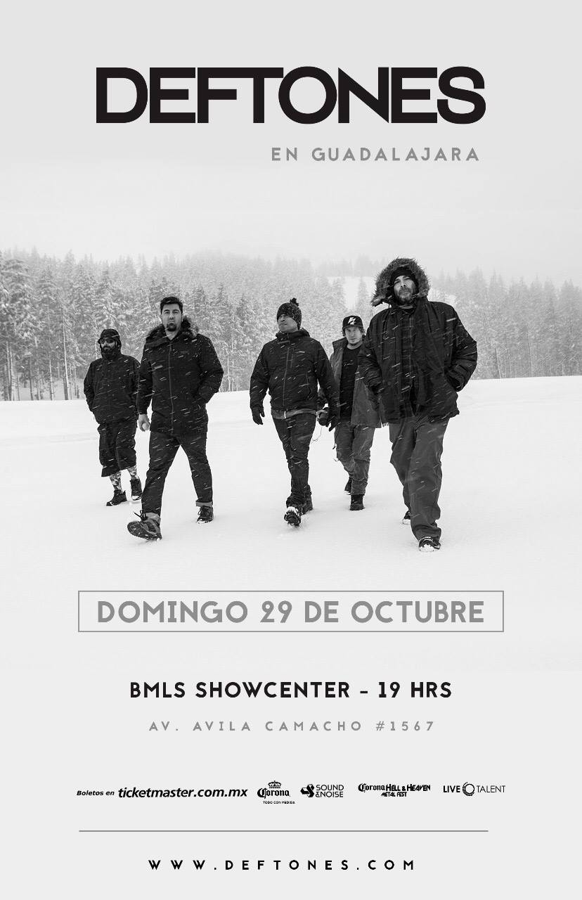 Концерт Deftones в Гвадалахаре (Мексика)