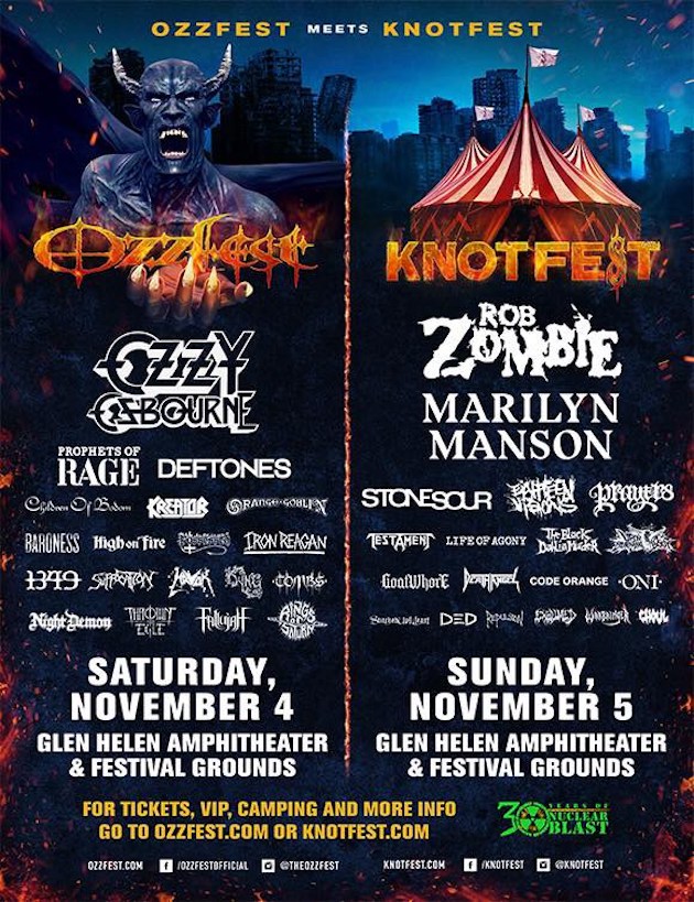 Фестиваль Ozzfest Meets Knotfest