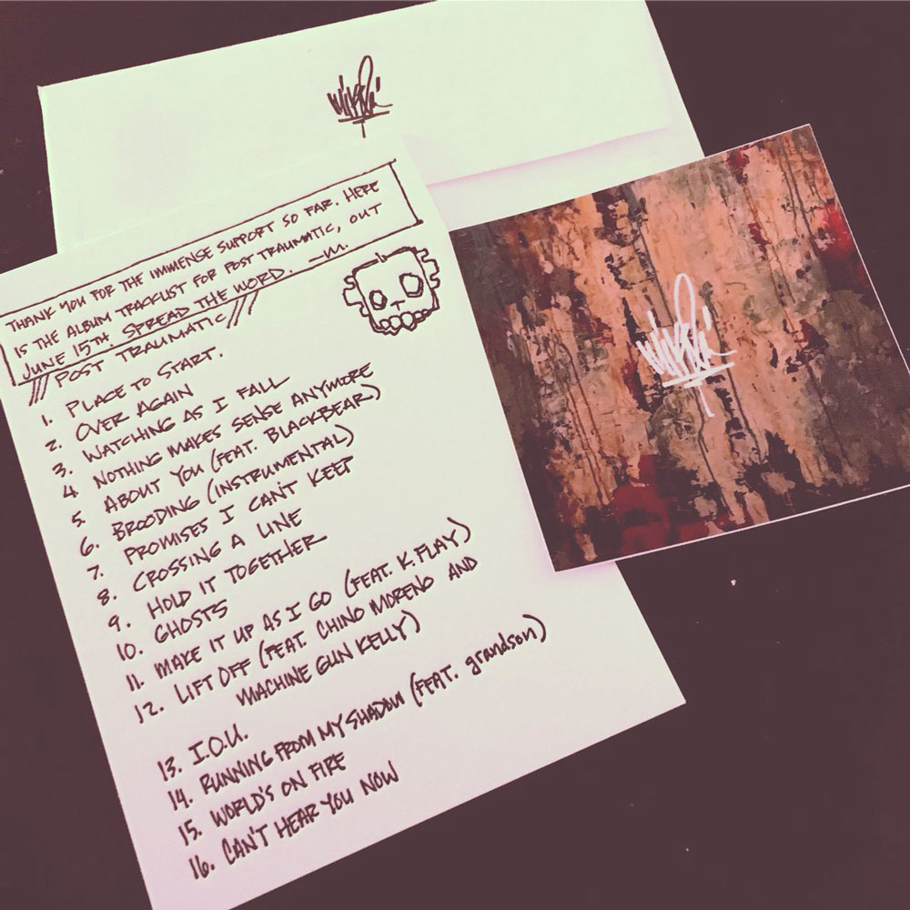 Список треков альбома «Post Traumatic» Майка Шиноды