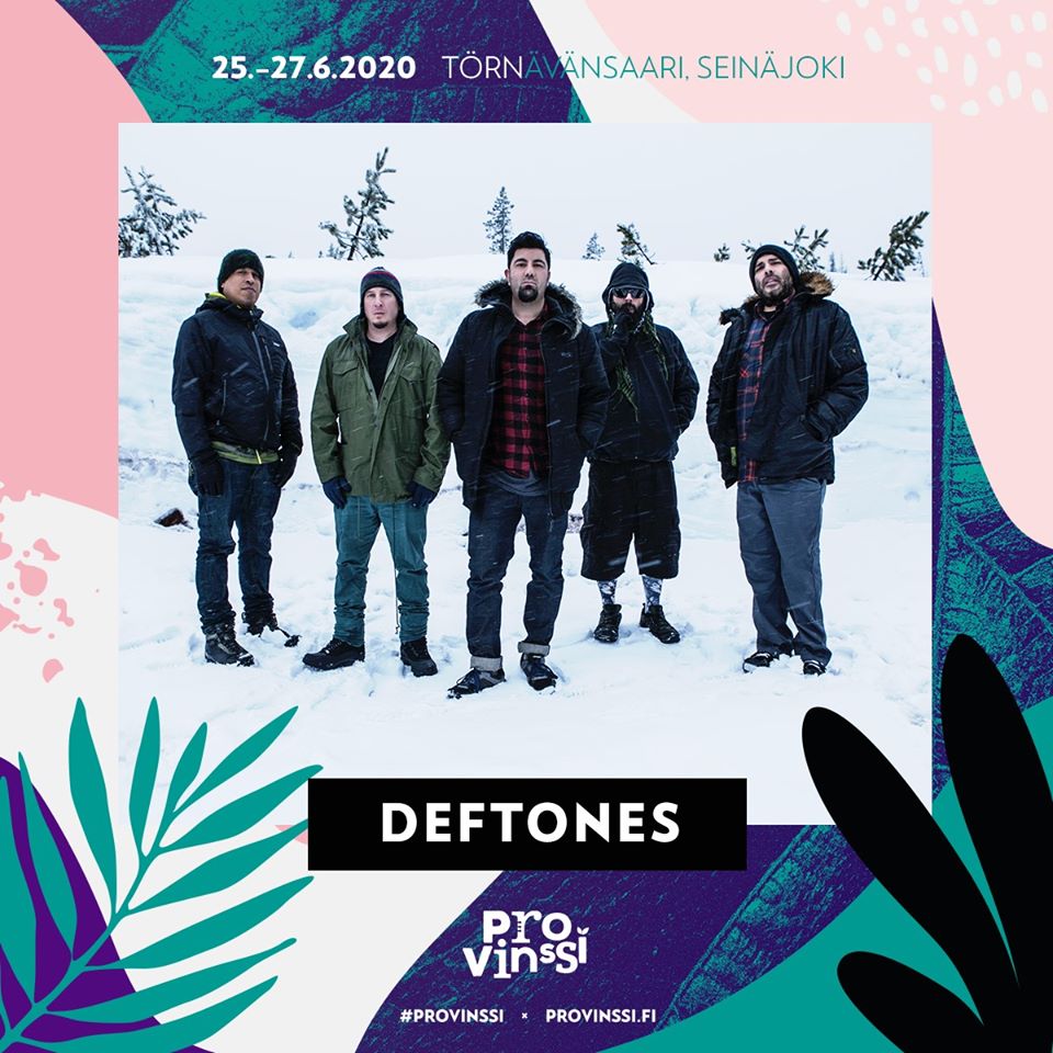 Deftones выступят на фестивале «Provinssi» в Финляндии 27 июня 2020 года