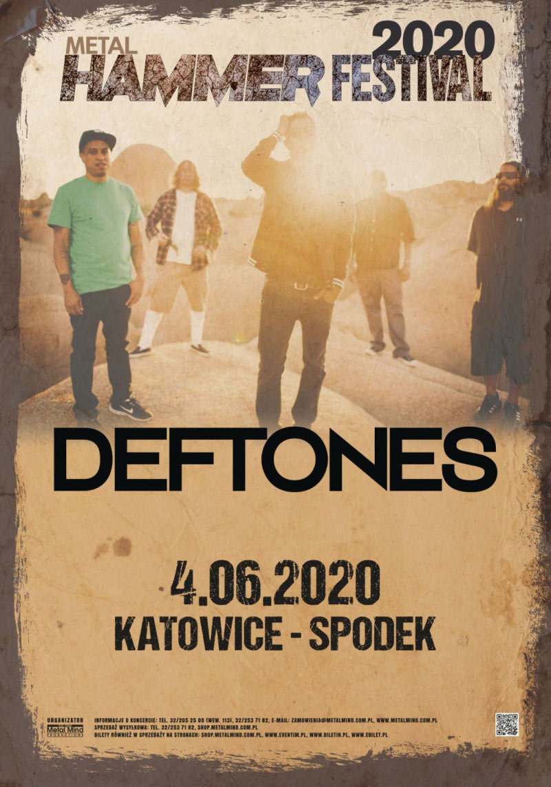 Deftones на фестивале «Metal Hammer» в Польше 4 июня 2020 года