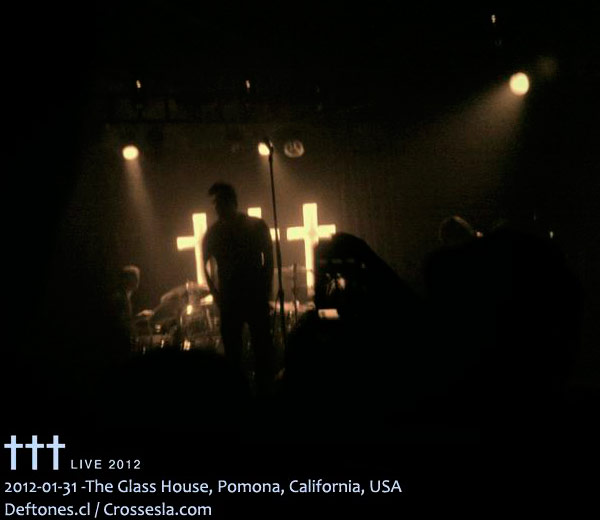 ††† (Crosses) live @ The Glass House, Pomona, CA, USA (31.01.2012)