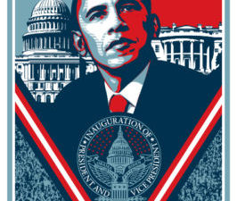 Плакат художника Шепарда Фэйри для предвыборной кампании Барака Обамы