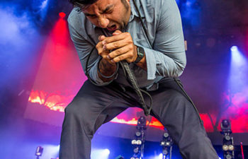 Чино Морено. Выступление Deftones в DTE Energy Music Theatre, 22 июля 2015 г.
