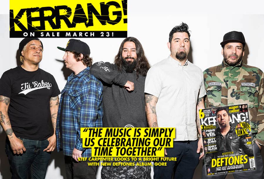 Эксклюзивный материал про Deftones в журнале Kerrang!