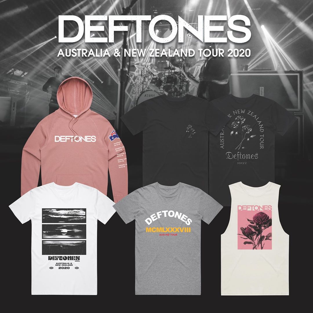 Deftones продают свой австралийский мерчендайз, чтобы помочь дорожной команде