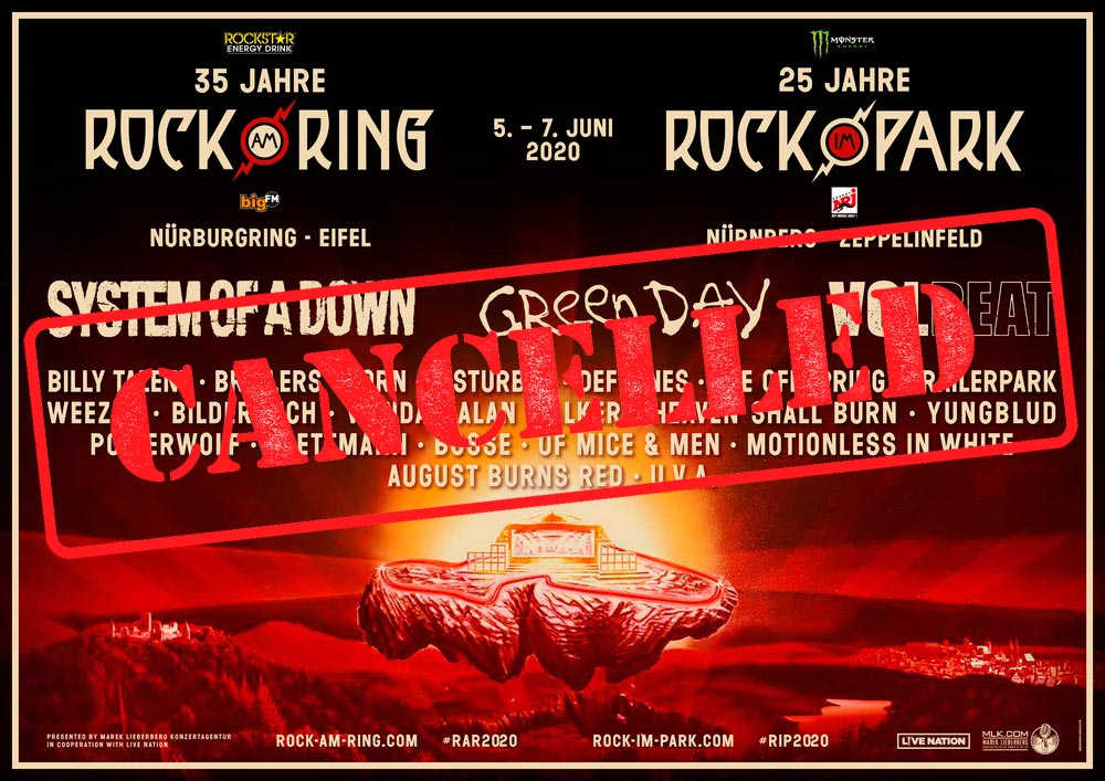 В Германии отменены фестивали «Rock am Ring» и «Rock im Park»