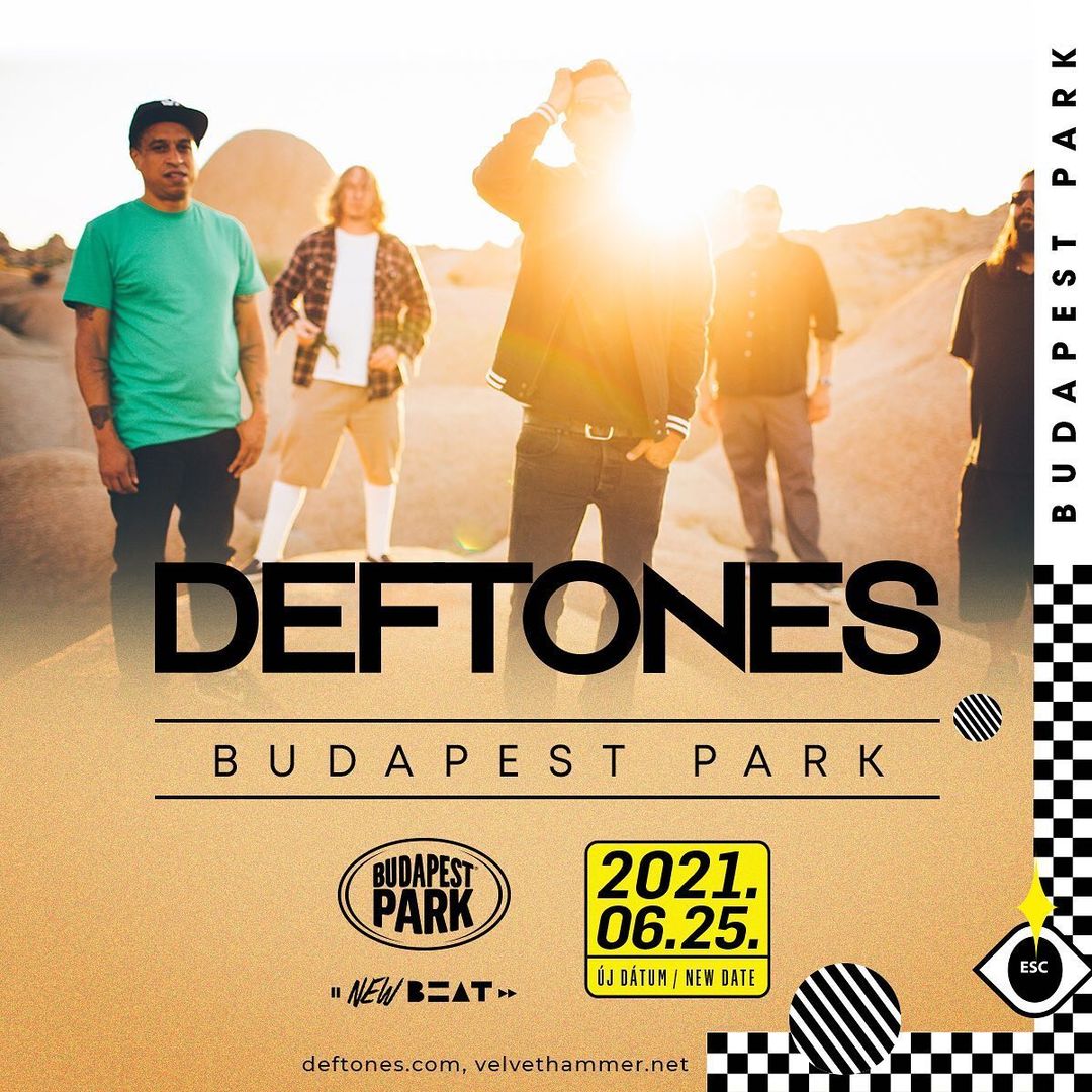 Выступление Deftones в Будапеште, Венгрия, в 2021 году