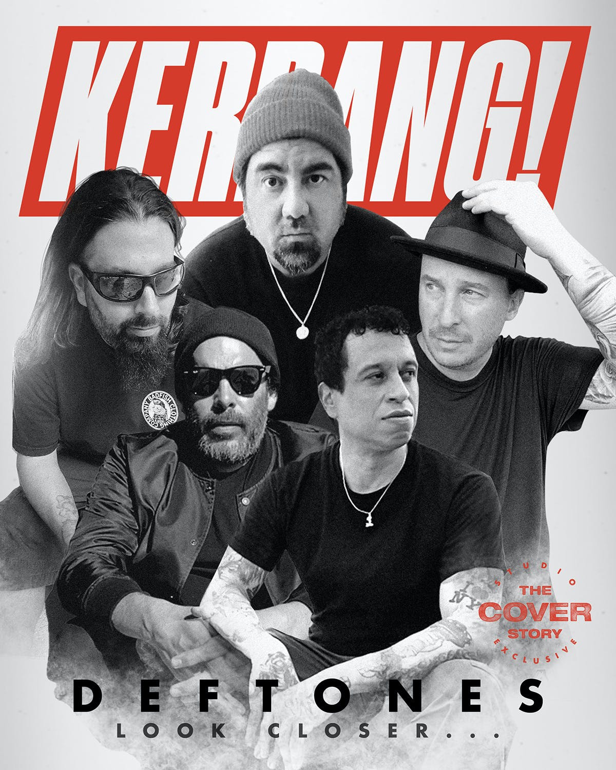 Группа Deftones на обложке журнала «Kerrang!»