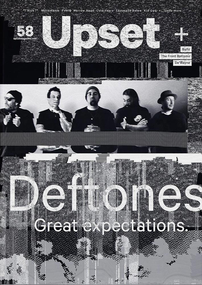 Группа Deftones на обложке сентябрьского выпуска журнала «Upset»