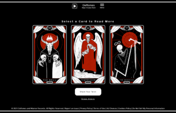 Группа Deftones представила интерактивные карты Таро