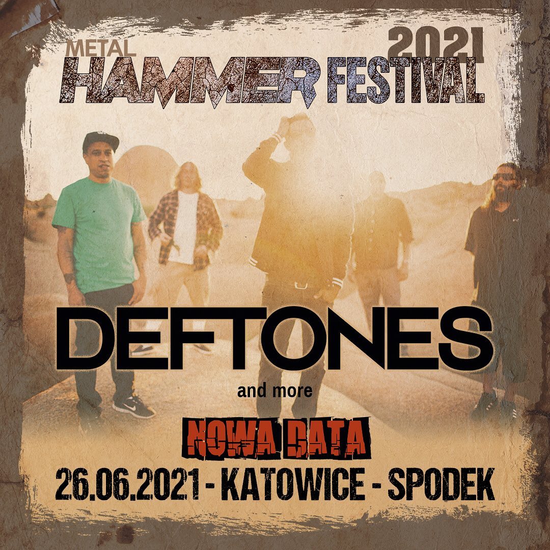 Группа Deftones на фестивале «Metal Hammer» в Польше в 2021 году