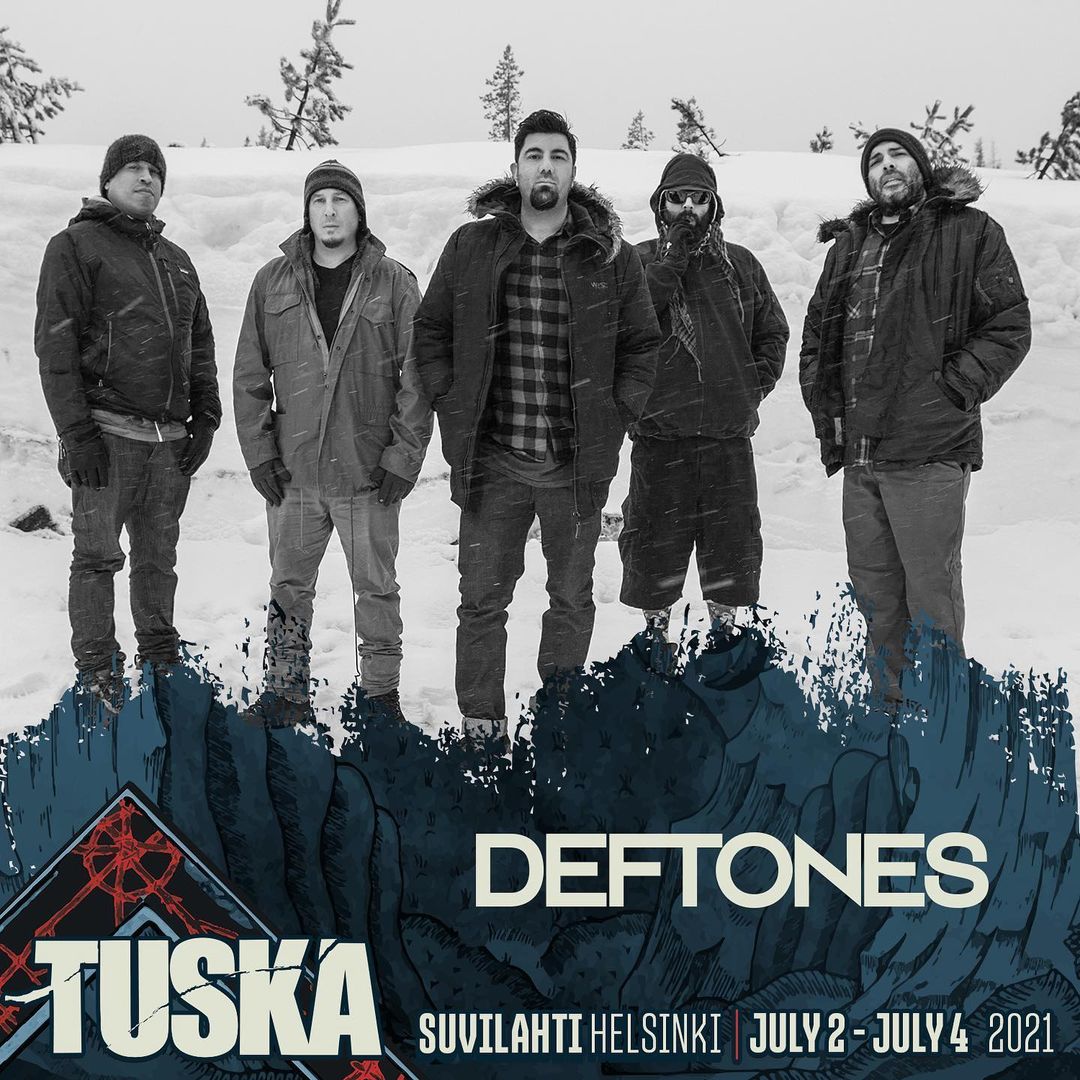 Deftones на фестивале «Tuska» в Финляндии в 2021 году