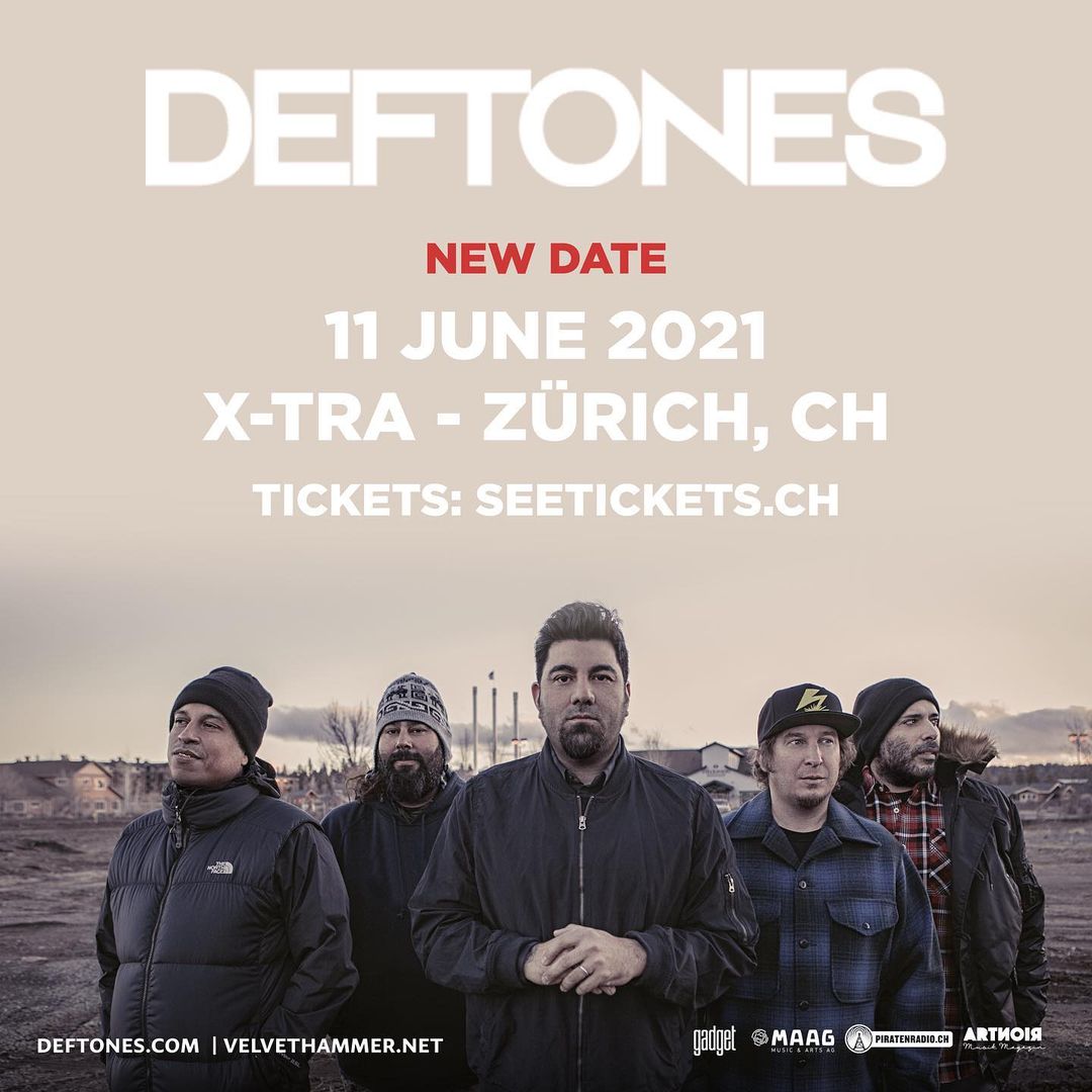 Концерт Deftones в Цюрихе, Швейцария, в 2021 году