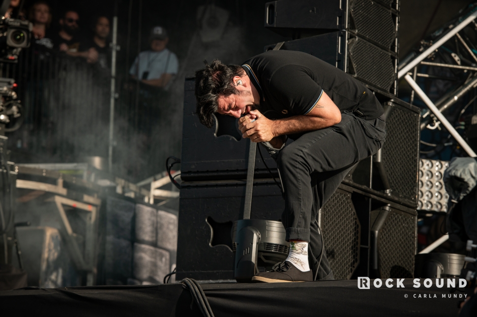 Deftones на фестивале «Download-2022». Чино Морено. Фото - Carla Mundy.