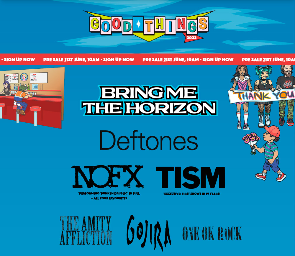 Deftones на фестивале «Good Things» в Австралии