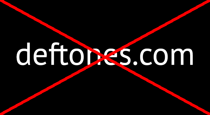 Почему официальный сайт группы Deftones deftones.com недоступен