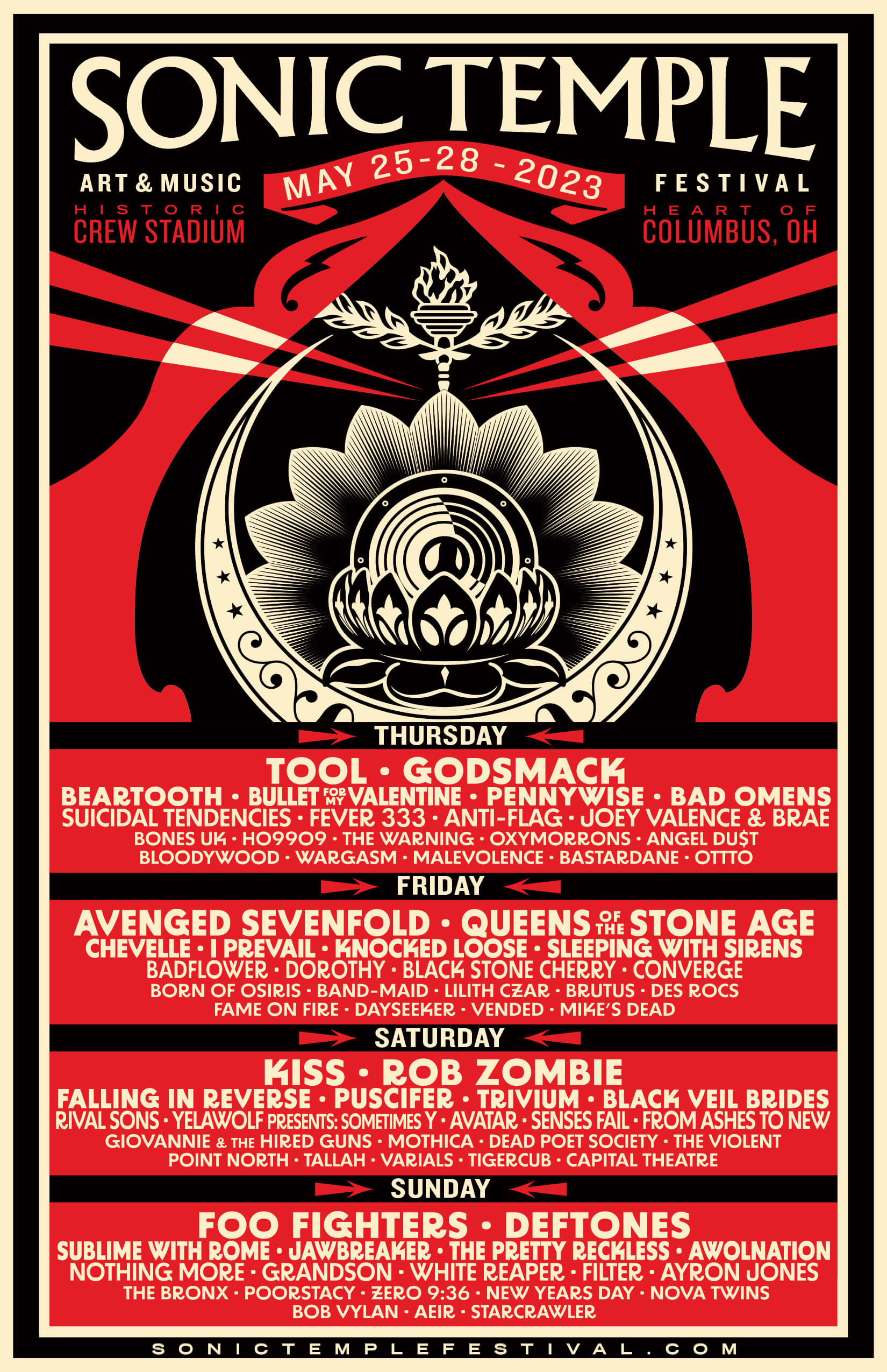 Турне-2023: Deftones на фестивале «Sonic Temple»