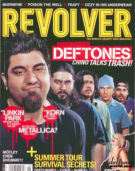 Deftones на обложке журнала «Revolver», 2003 год