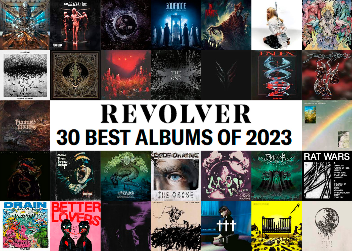 30 лучших альбомов 2023 года по версии журнала «Revolver»