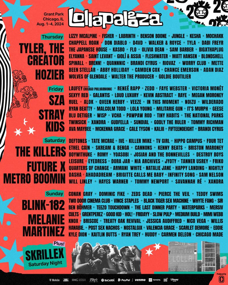 Турне-2024: Deftones на фестивале «Lollapalooza»
