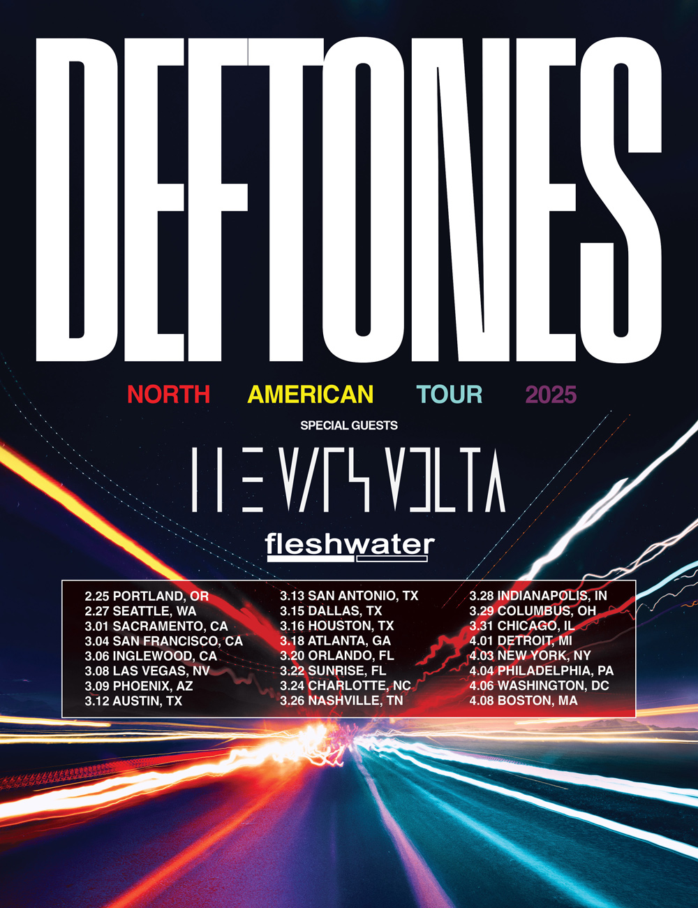 Deftones анонсировали весенний тур по США с The Mars Volta и Fleshwater